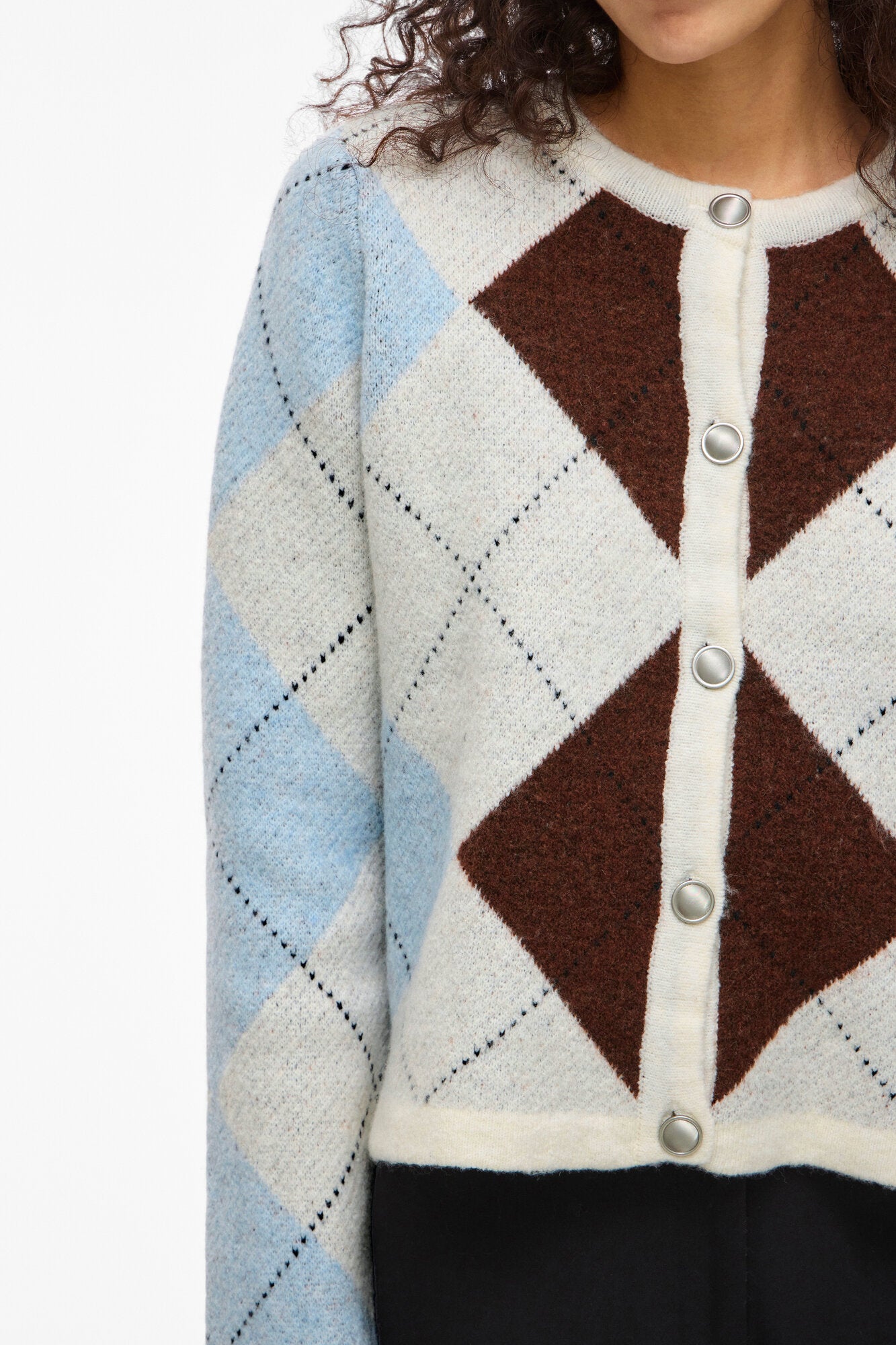 Vikayla check striktrøje - Birch